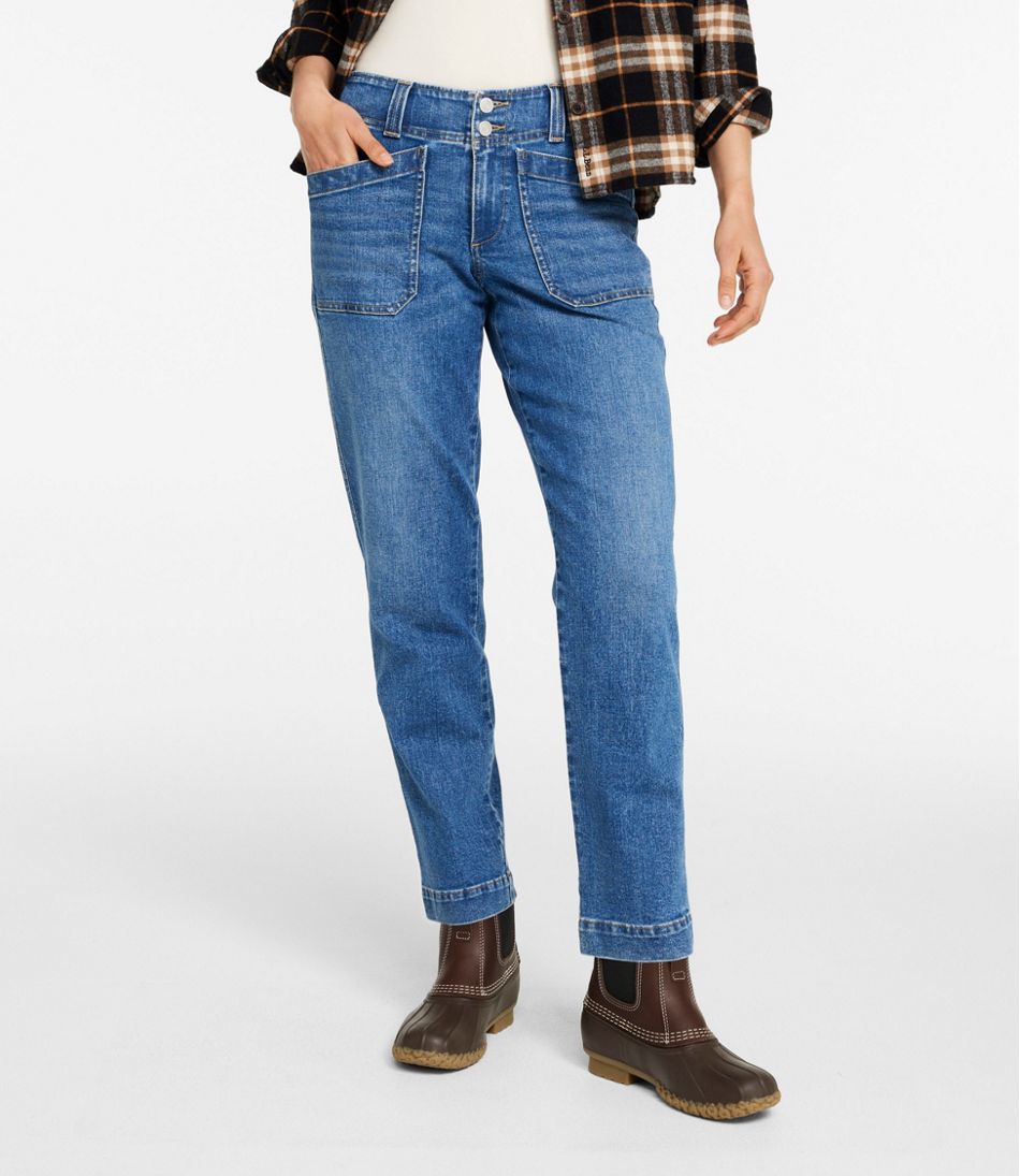 Women's 1912 Field Denim Pants, Mid-Rise Ankle Utility - Image 2