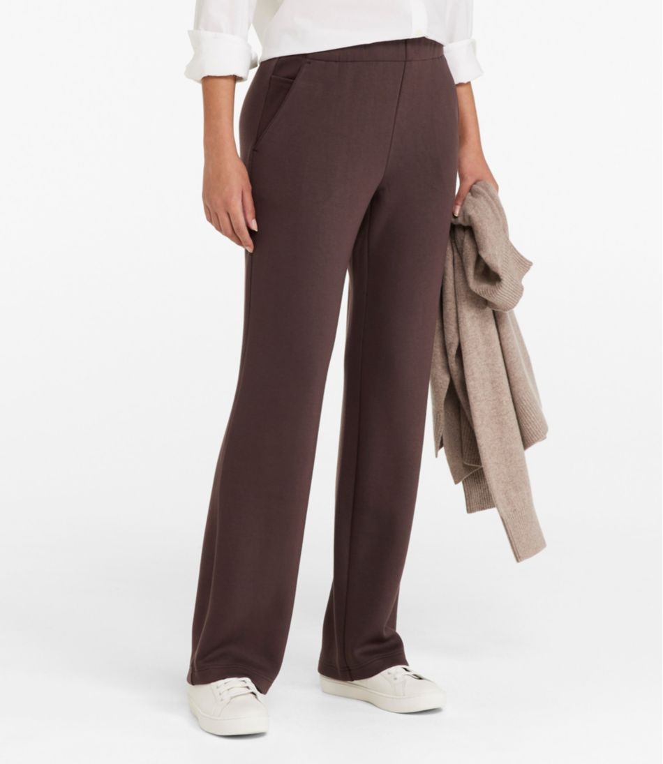 Women's L.L.Bean CloudSoft Pants, Mid-Rise Straight-Leg - Image 2
