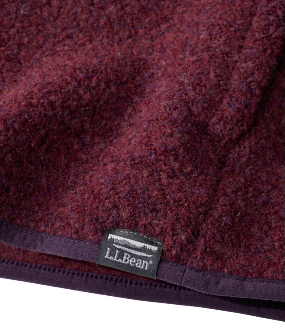 Women's All Season Wool Fleece Full-Zip Jacket - Image 4
