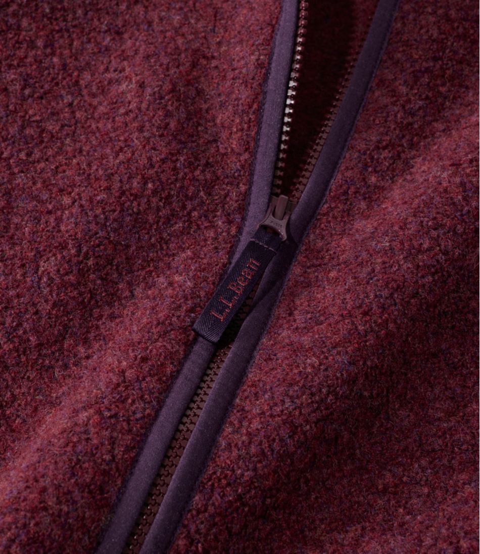 Women's All Season Wool Fleece Full-Zip Jacket - Image 5