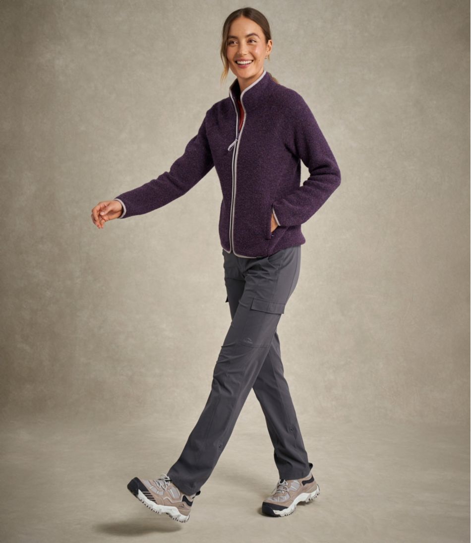 Women's All Season Wool Fleece Full-Zip Jacket - Image 9