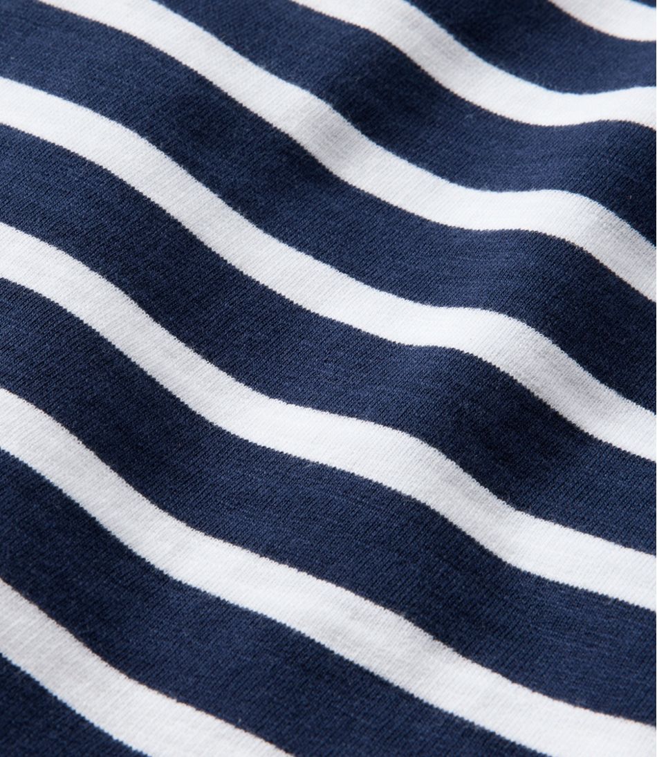 Women's Peaks Island Button Mockneck, Stripe - Image 5