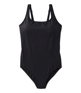 Women's L.L.Bean Coastal Essential Swimwear, Scoop Tanksuit