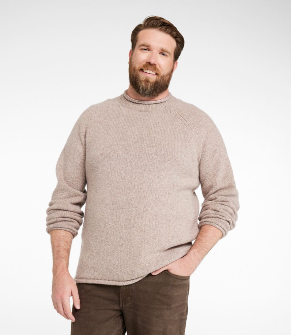 Men's Bean's Classic Ragg Wool Sweater, Rollneck - Image 4