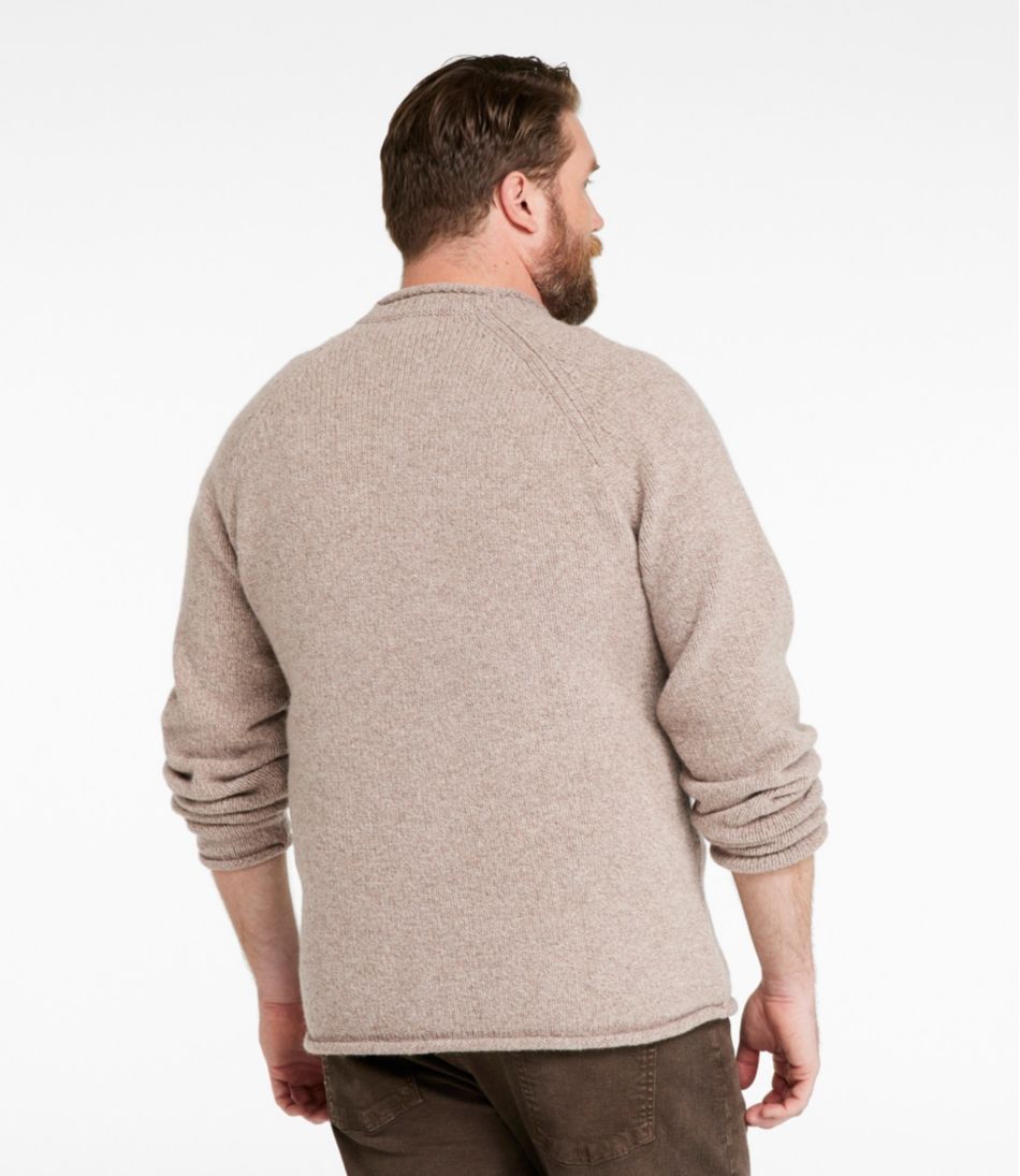 Men's Bean's Classic Ragg Wool Sweater, Rollneck - Image 5