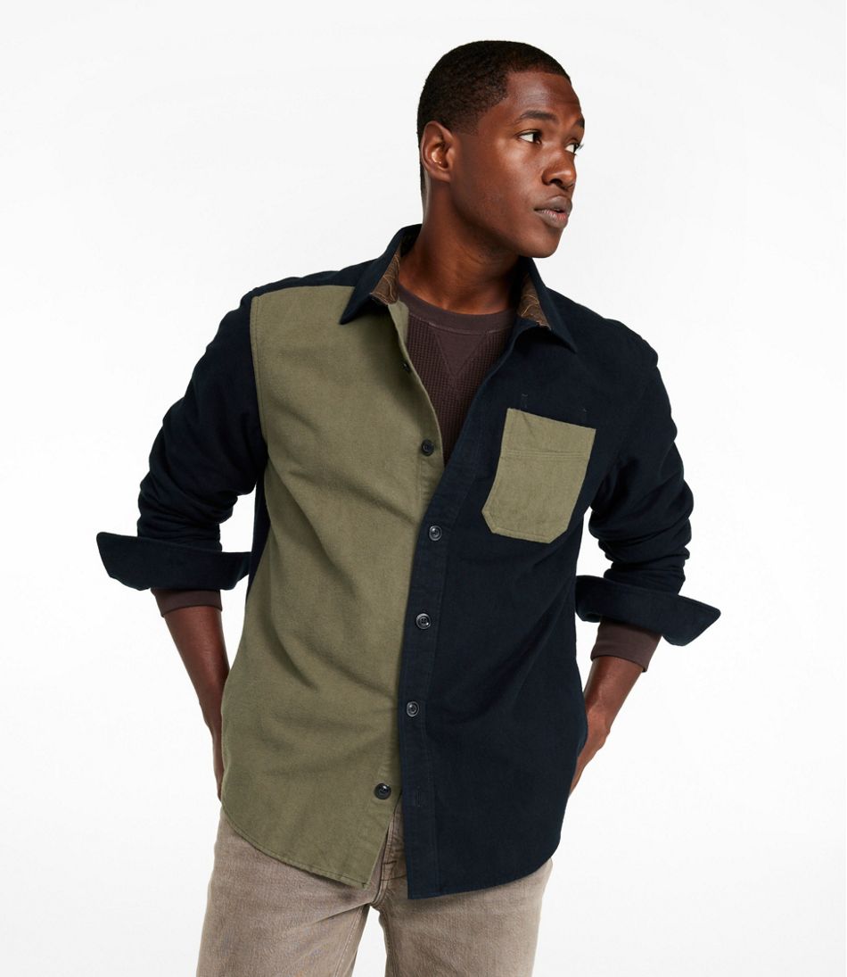 Men's Signature 1933 Chamois Cloth Shirt, Slim Fit, Mixed Media - Image 2