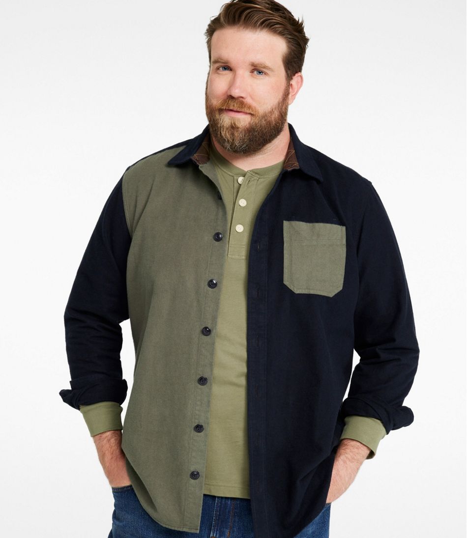 Men's Signature 1933 Chamois Cloth Shirt, Slim Fit, Mixed Media - Image 4