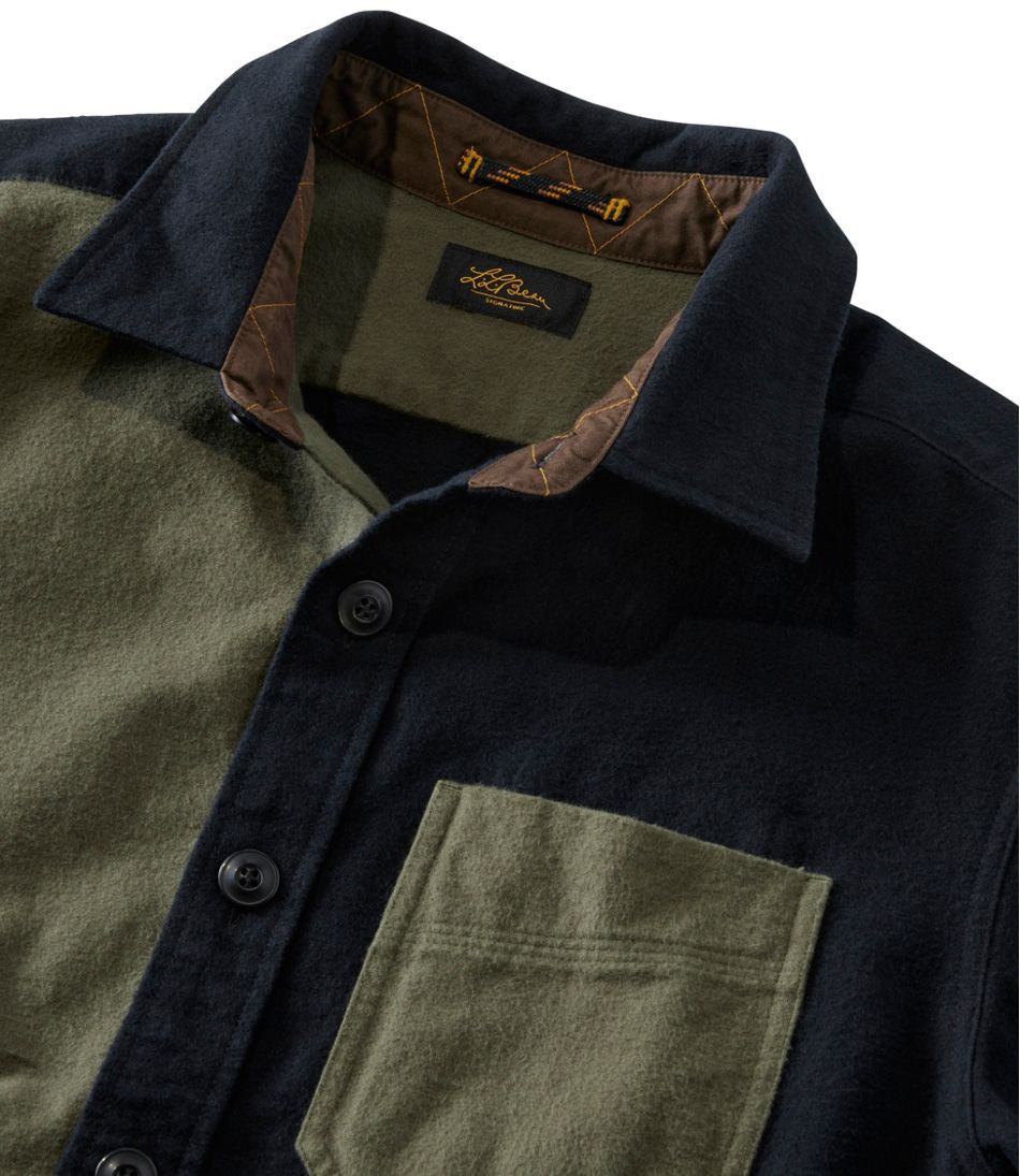 Men's Signature 1933 Chamois Cloth Shirt, Slim Fit, Mixed Media - Image 6