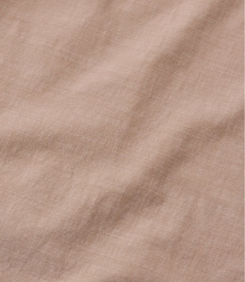 Men's Comfort Stretch Performance? Chambray Shirt, Short-Sleeve, Slightly Fitted Untucked Fit - Image 6