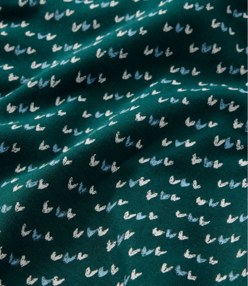 Women's L.L.Bean Interlock Turtleneck, Long-Sleeve Allover Print - Image 4