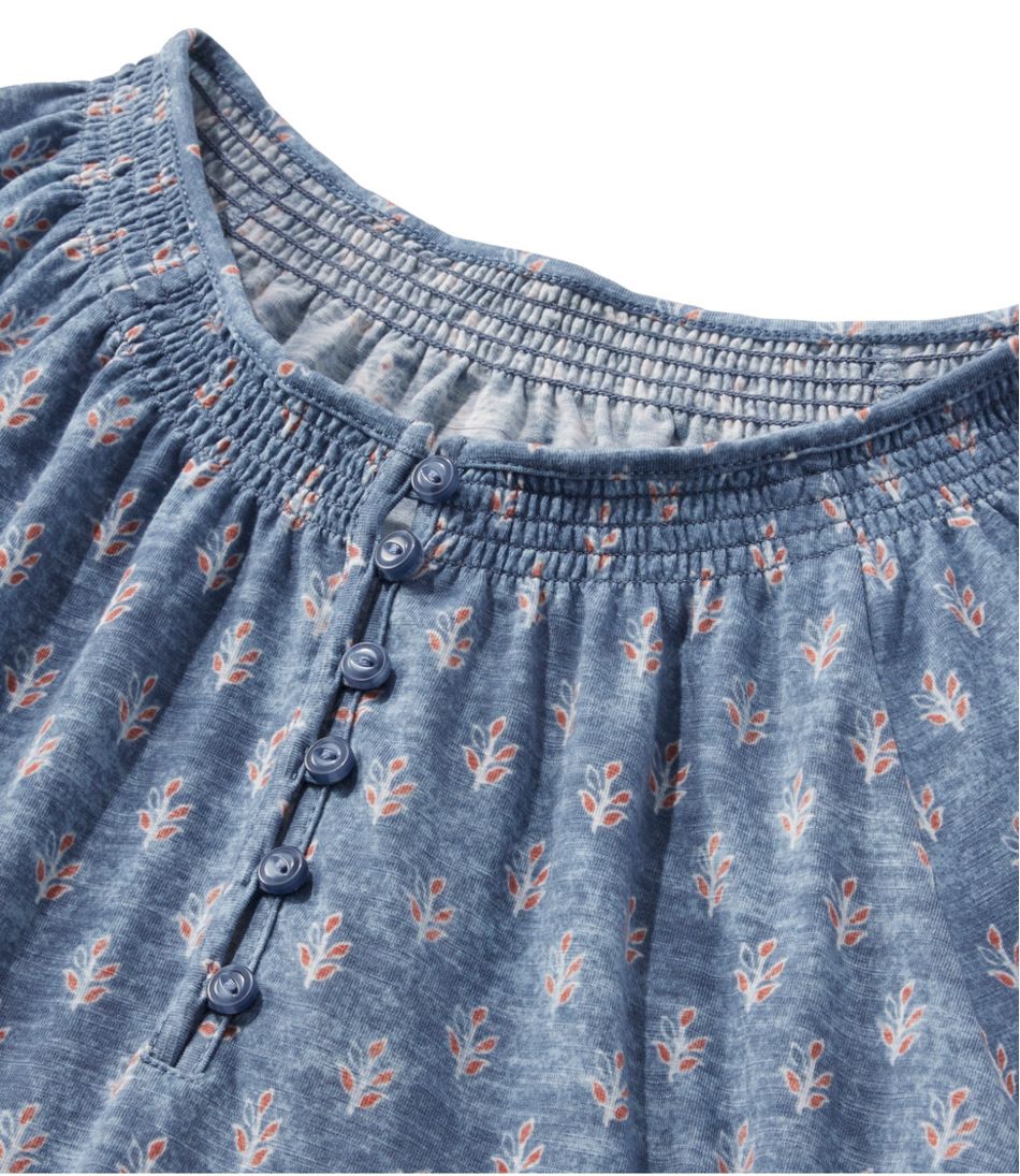 Women's Camden Hills Tee, Three-Quarter-Sleeve Print - Image 4