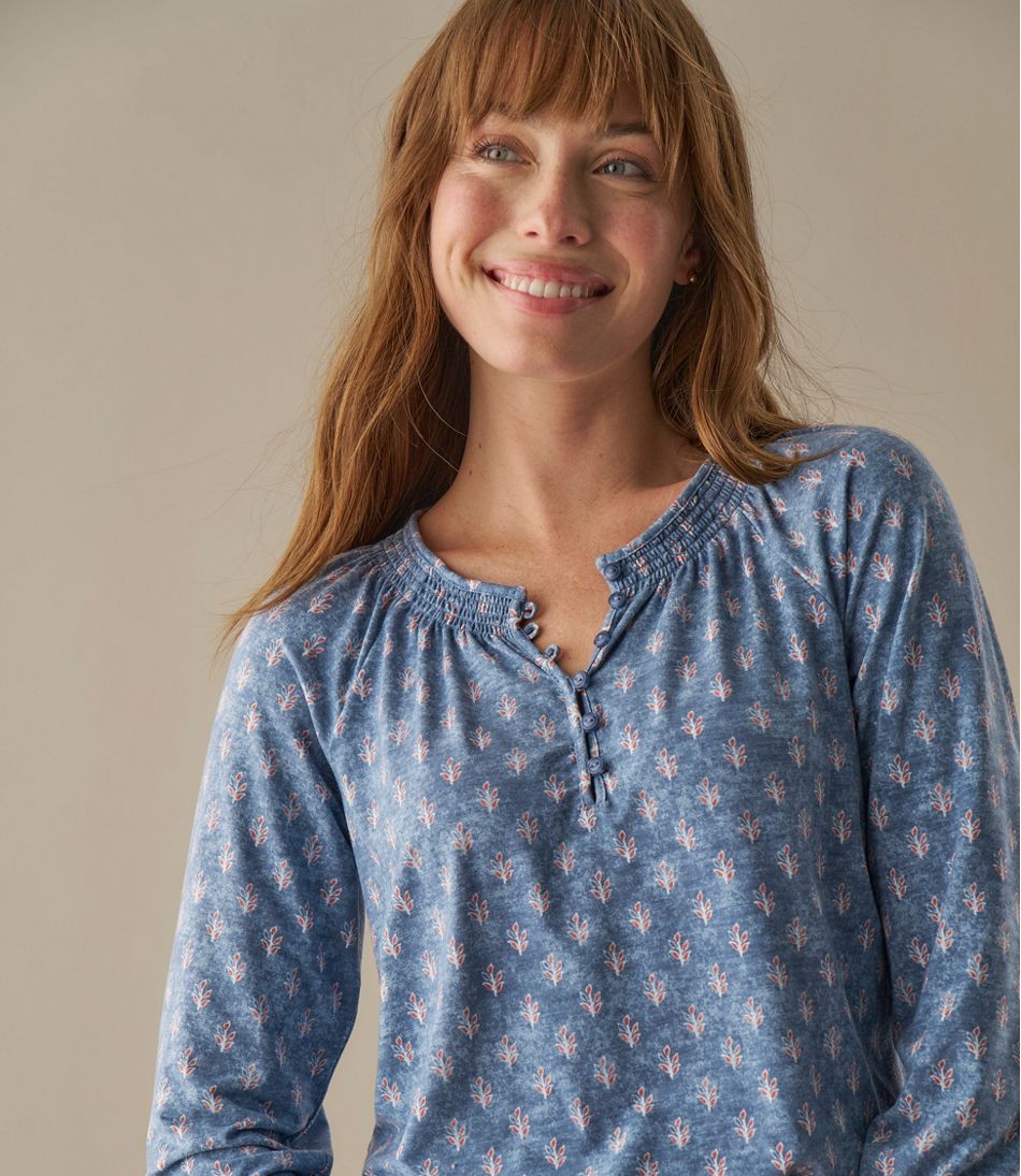 Women's Camden Hills Tee, Three-Quarter-Sleeve Print - Image 8