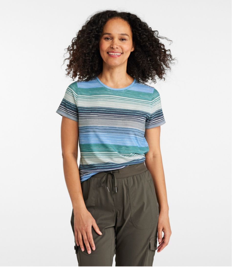 Women's Everyday SunSmart? Tee, Short-Sleeve Stripe - Image 2