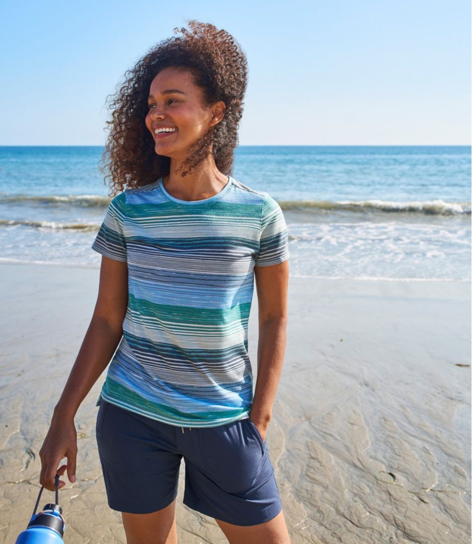 Women's Everyday SunSmart? Tee, Short-Sleeve Stripe - Image 5