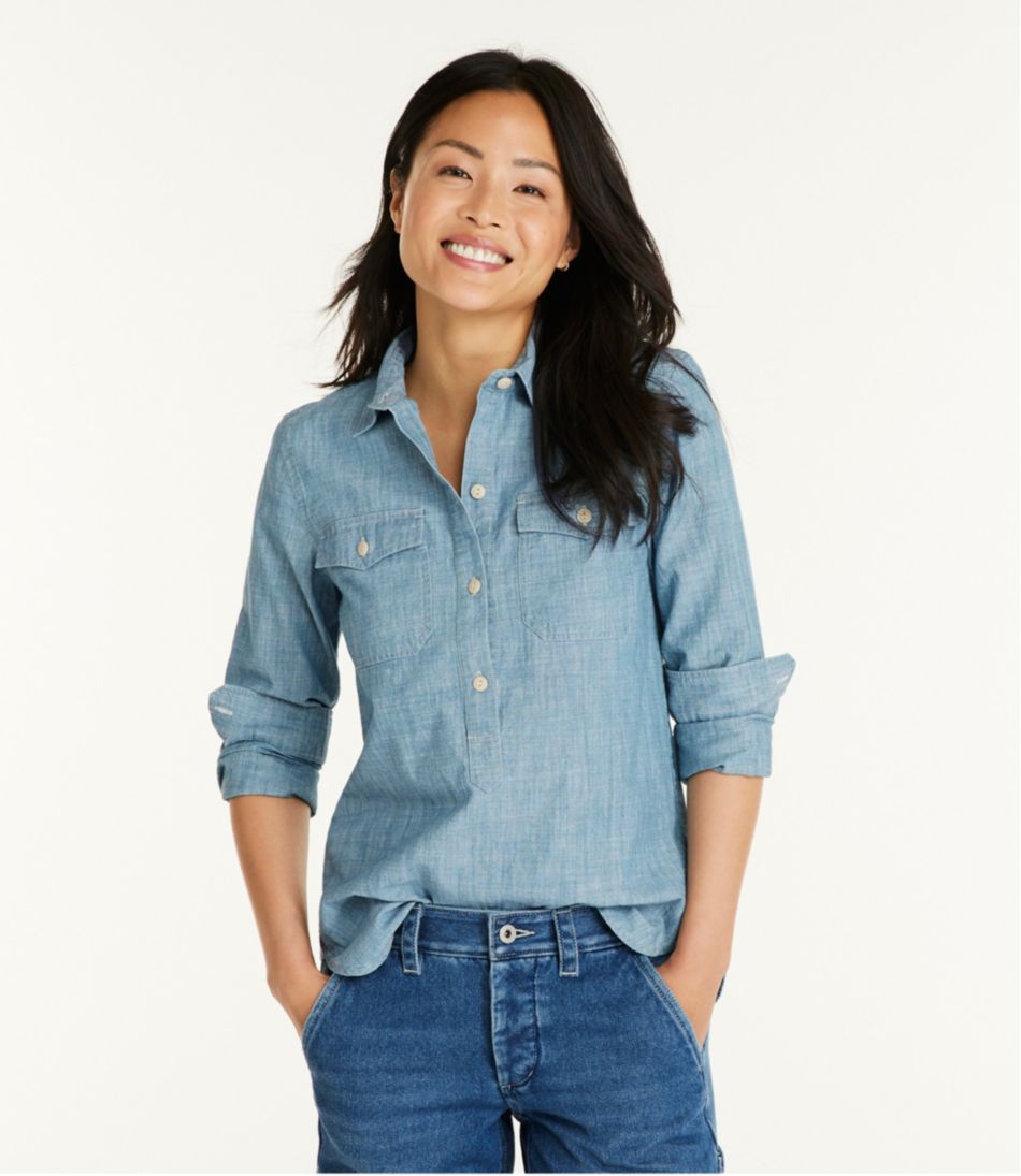 Women's Signature Woven Popover - Image 2