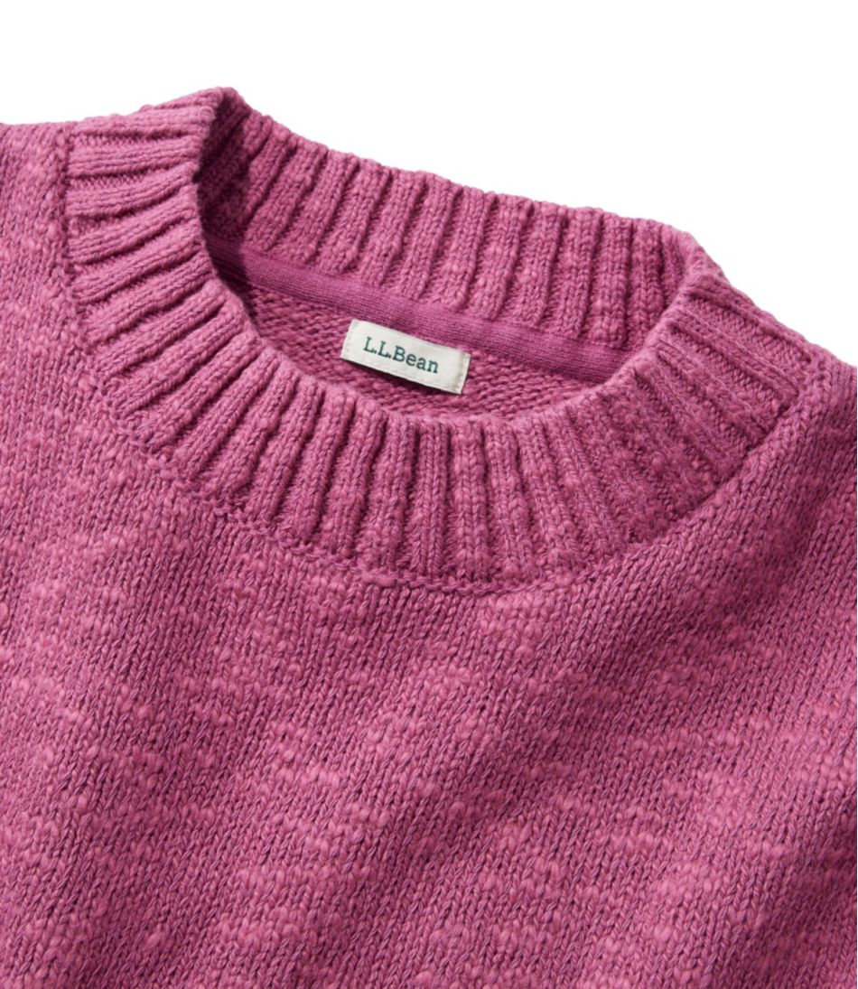 Women's Cotton Ragg Sweater, Crewneck - Image 4