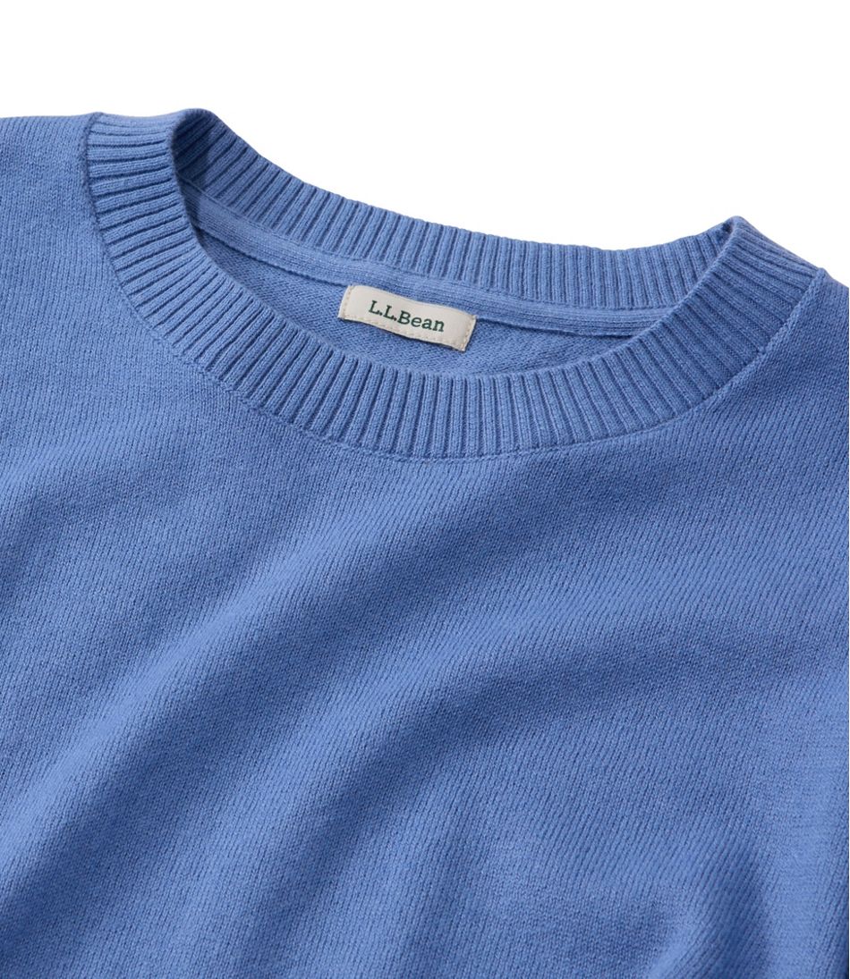 Women's Cotton/Cashmere Sweater, Crewneck - Image 4
