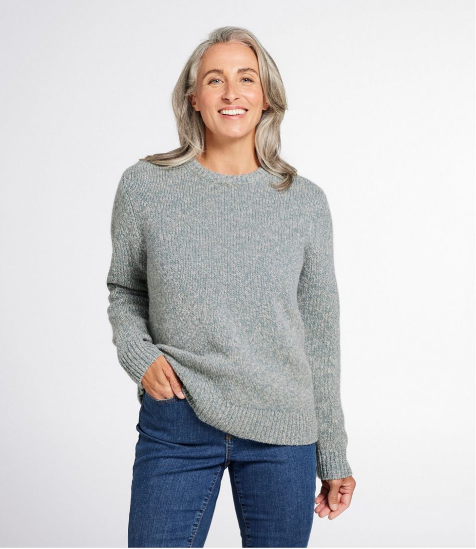 Women's Bean's Classic Ragg Wool Sweater, Crewneck - Image 2