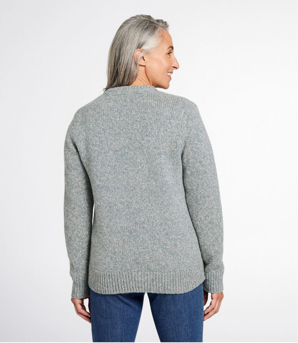 Women's Bean's Classic Ragg Wool Sweater, Crewneck - Image 3