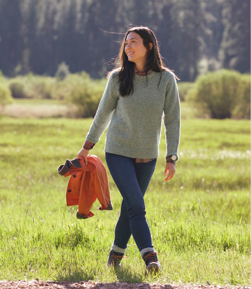 Women's Bean's Classic Ragg Wool Sweater, Crewneck - Image 6