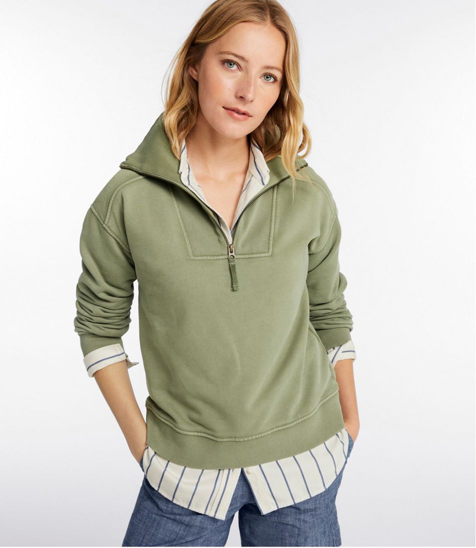 Women's Sunwashed Sweats, Quarter-Zip - Image 2