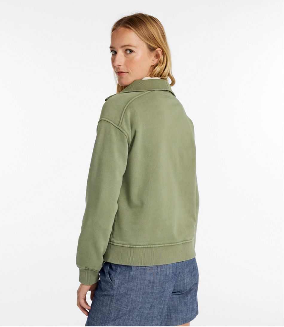 Women's Sunwashed Sweats, Quarter-Zip - Image 3