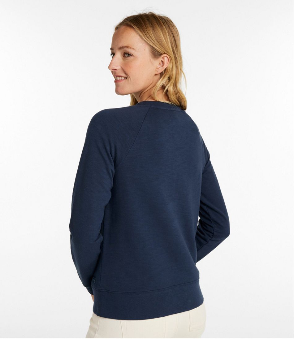Women's Peaks Island Crewneck, Logo - Image 3