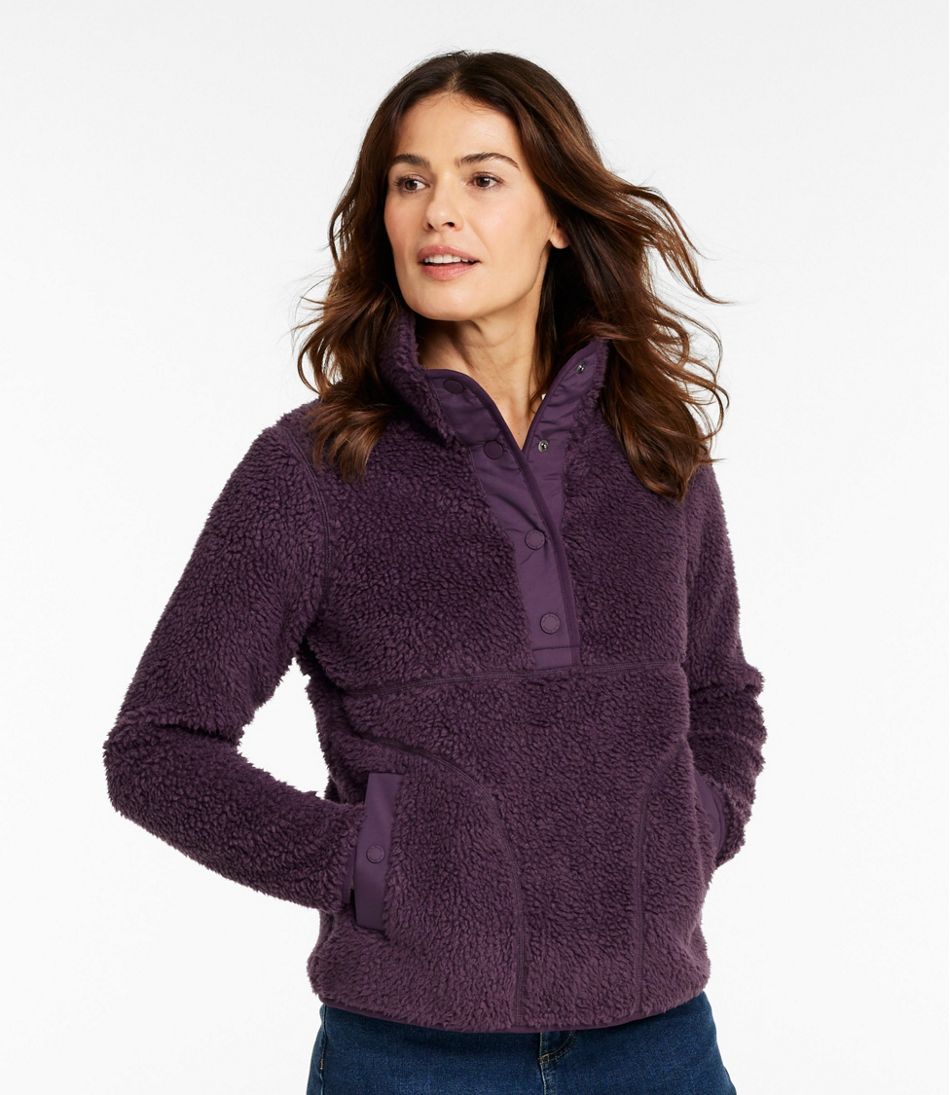 Women's Bean's Sherpa Fleece Pullover - Image 2