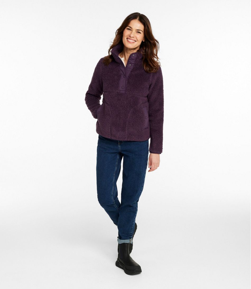 Women's Bean's Sherpa Fleece Pullover - Image 4