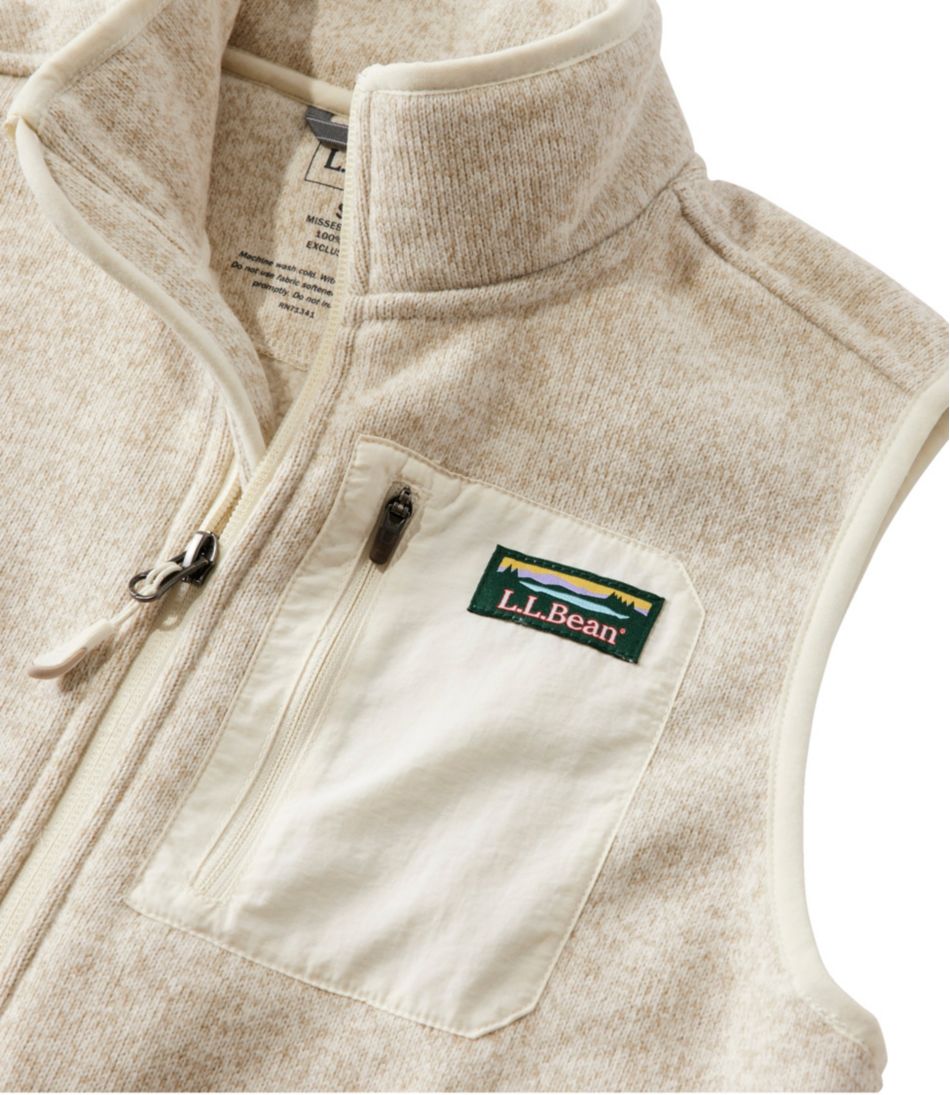 Women's L.L.Bean Sweater Fleece Long Vest - Image 4