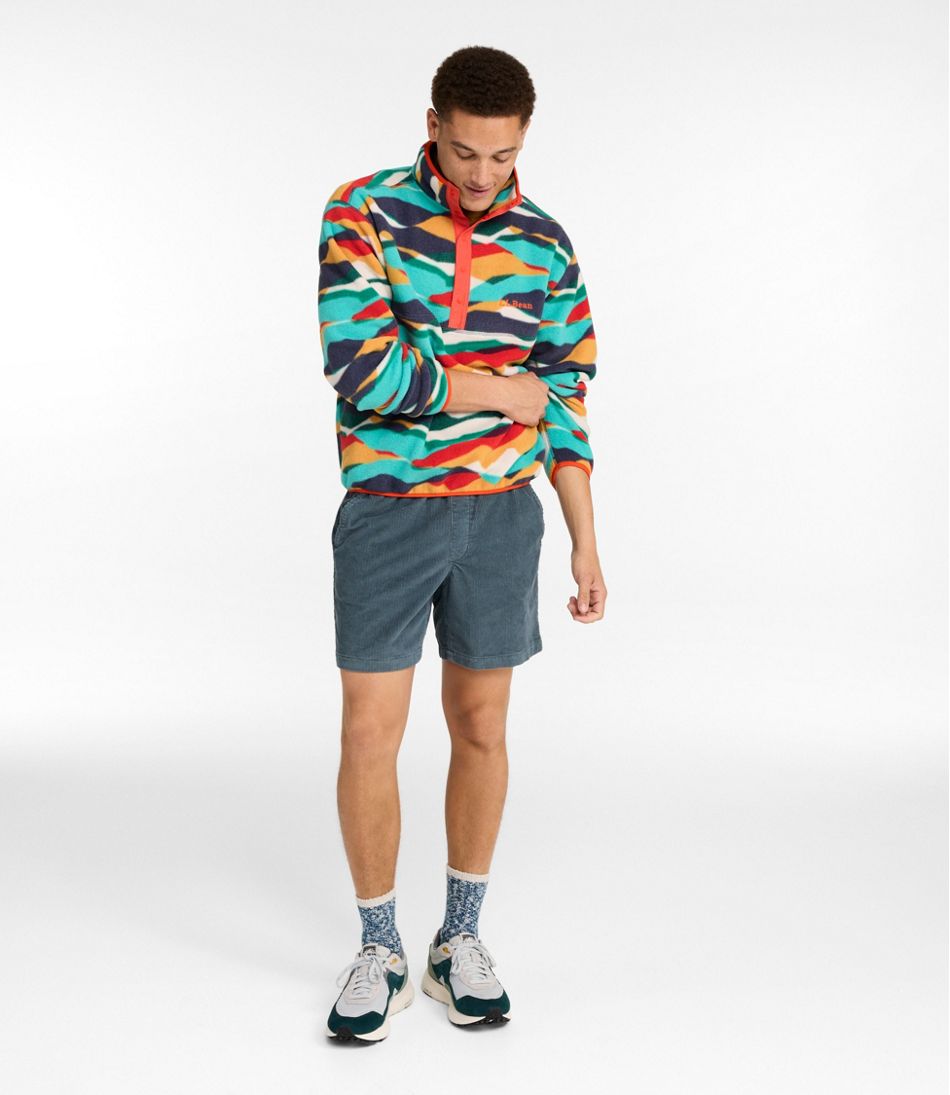 Adults' Bean's Classic Fleece Pullover, Print - Image 4