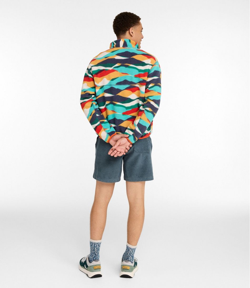 Adults' Bean's Classic Fleece Pullover, Print - Image 5