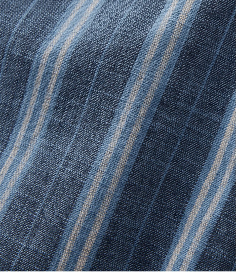 Women's Lakewashed Pull-On Chinos, Mid-Rise Wide-Leg Stripe Chambray - Image 5