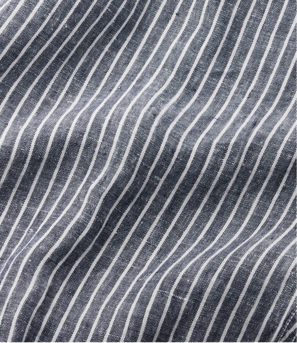 Women's Premium Washable Linen Pull-On Pants, Stripe - Image 5