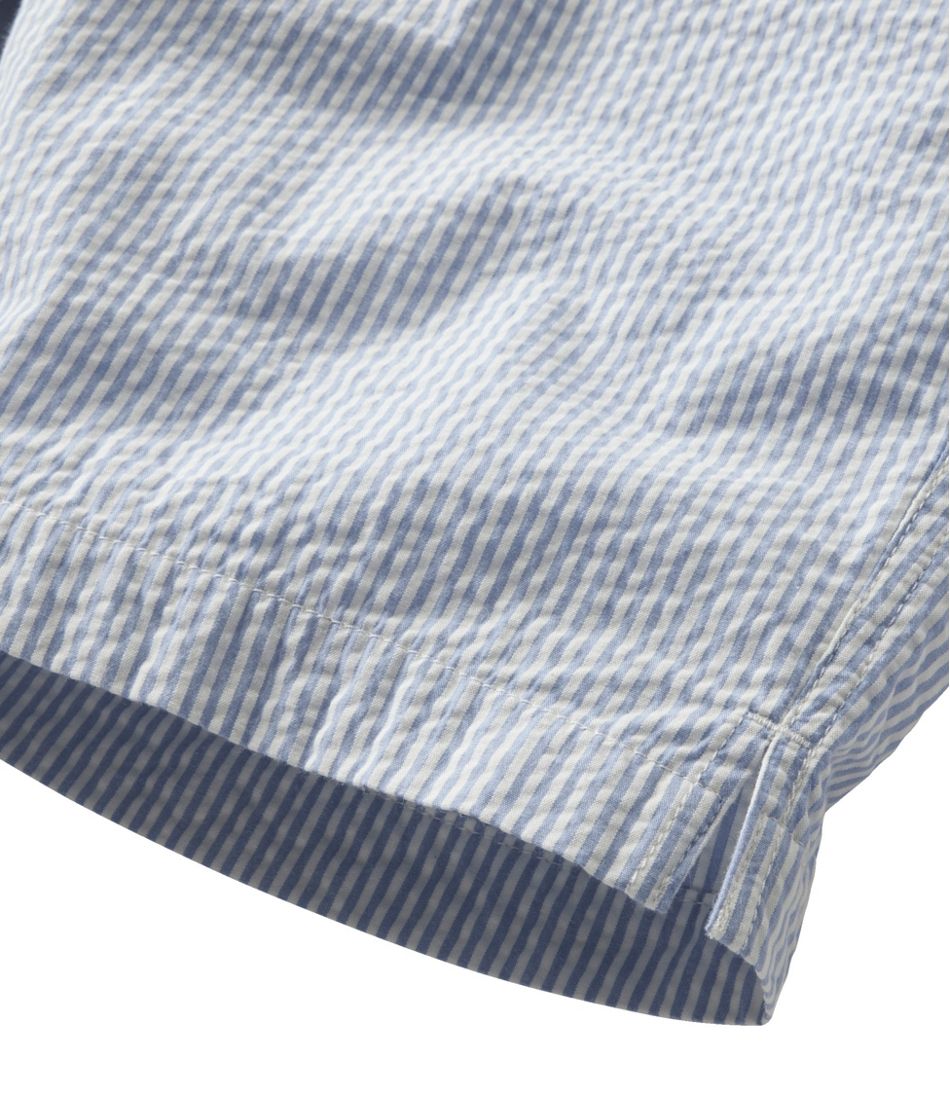 Women's Comfort Stretch Shorts, Seersucker Bermudas 9" - Image 5