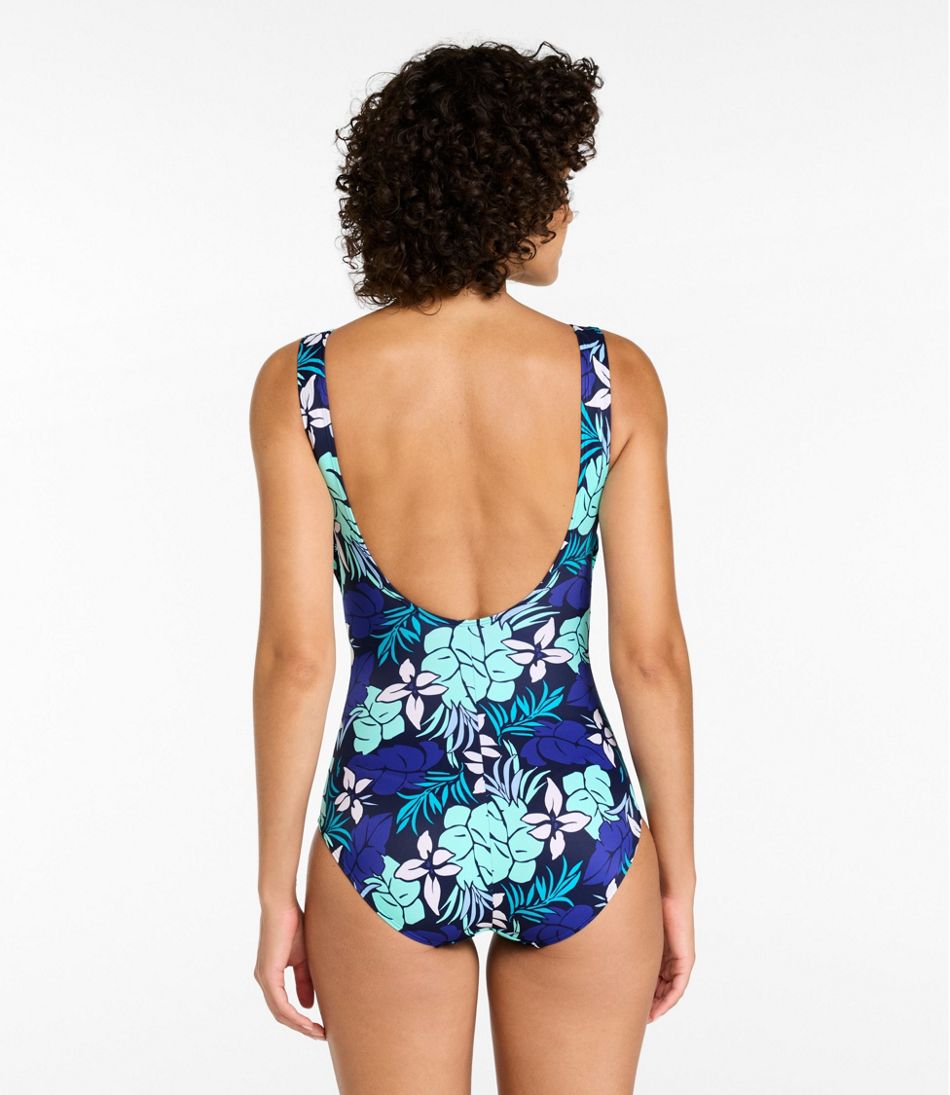 Women's BeanSport Swimwear, Scoopneck Tanksuit Print - Image 3