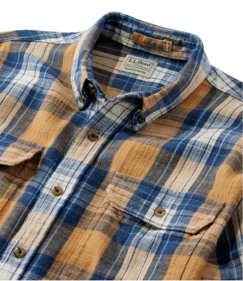Men's 1912 Field Flannel Shirt, Slightly Fitted Untucked Fit, Plaid - Image 6