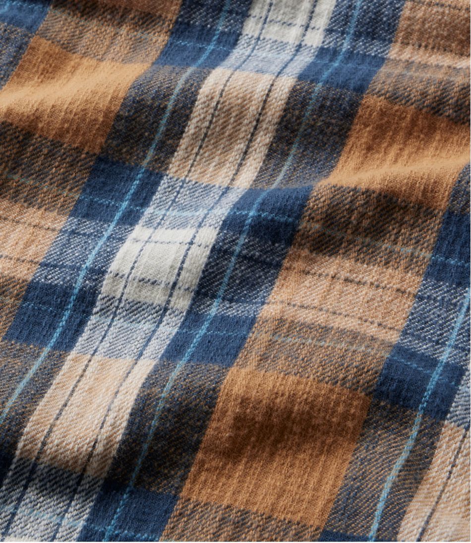 Men's 1912 Field Flannel Shirt, Slightly Fitted Untucked Fit, Plaid - Image 7