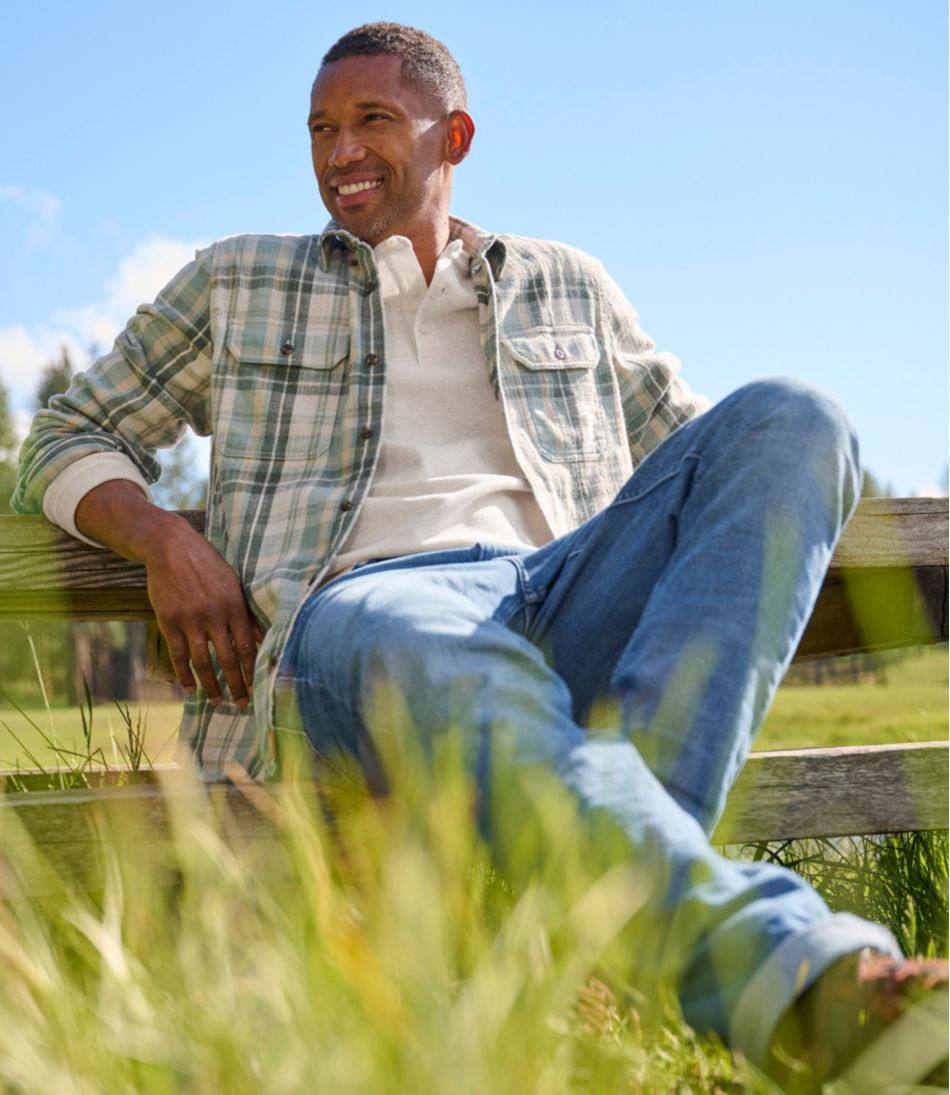 Men's 1912 Field Flannel Shirt, Slightly Fitted Untucked Fit, Plaid - Image 9