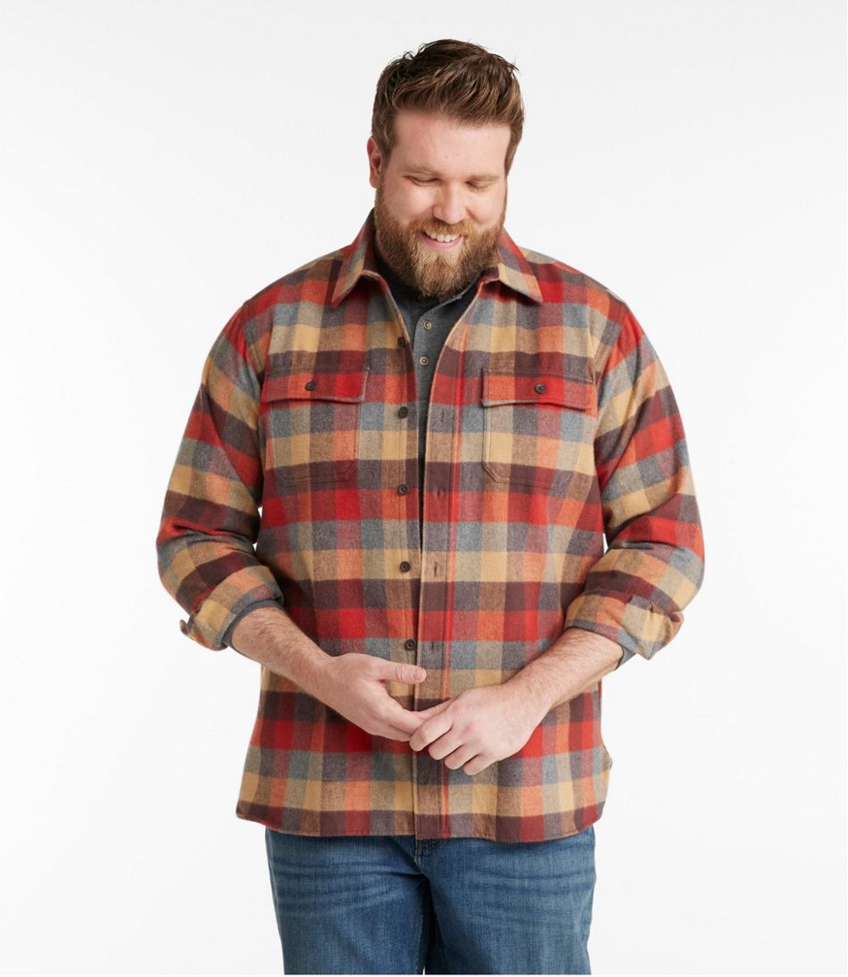 Men's Chamois Shirt, Traditional Fit, Plaid - Image 4