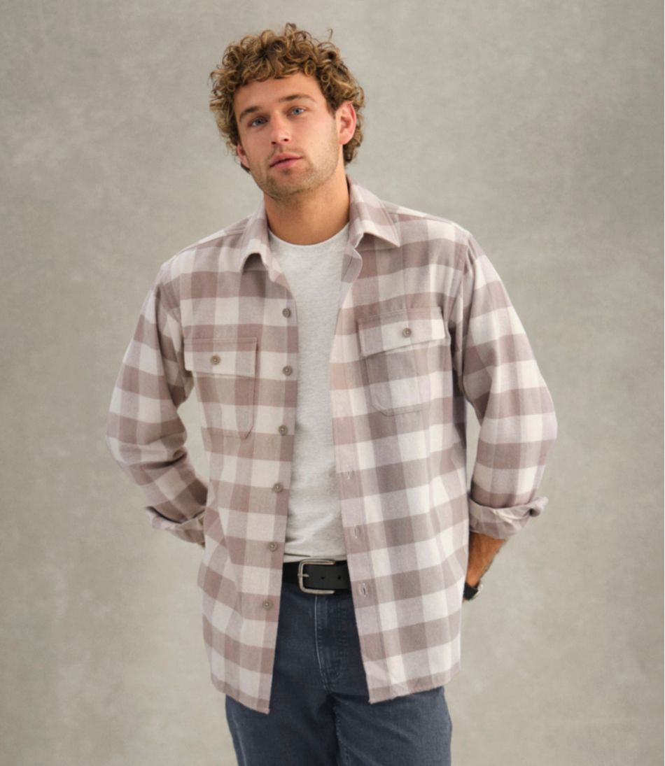 Men's Chamois Shirt, Traditional Fit, Plaid - Image 9