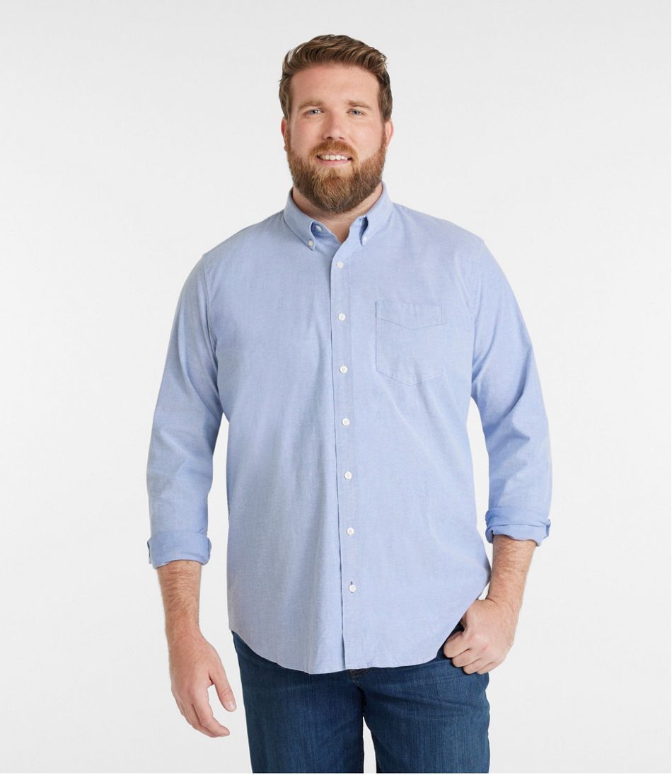 Men's Comfort Stretch? Oxford Shirt, Traditional Untucked Fit - Image 4