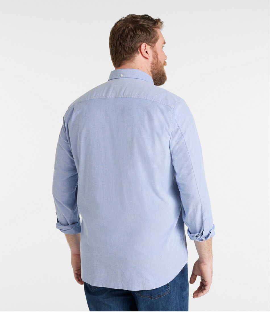 Men's Comfort Stretch? Oxford Shirt, Traditional Untucked Fit - Image 5