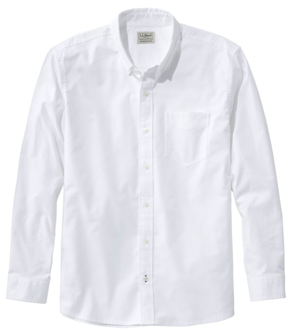 Men's Comfort Stretch? Oxford Shirt, Traditional Untucked Fit - Image 6