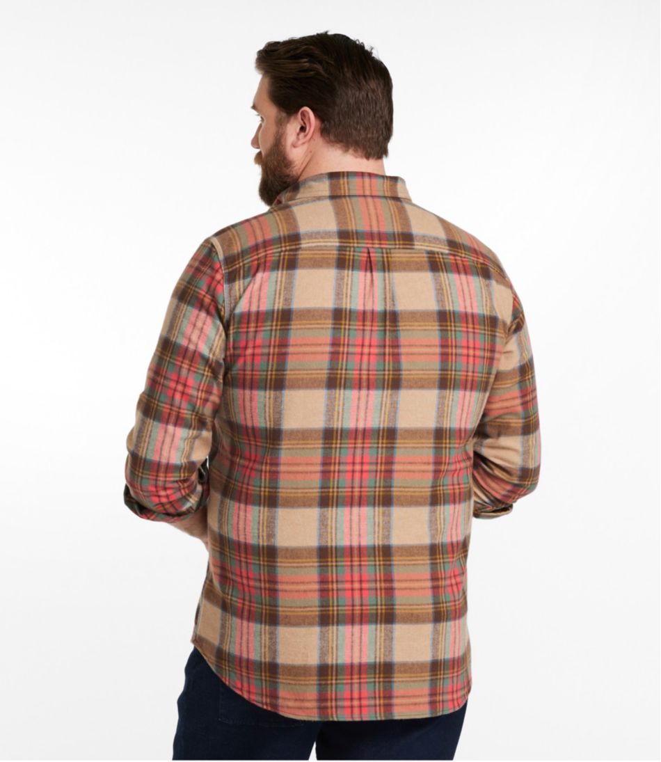 Men's Scotch Plaid Flannel Shirt, Slim Fit - Image 5