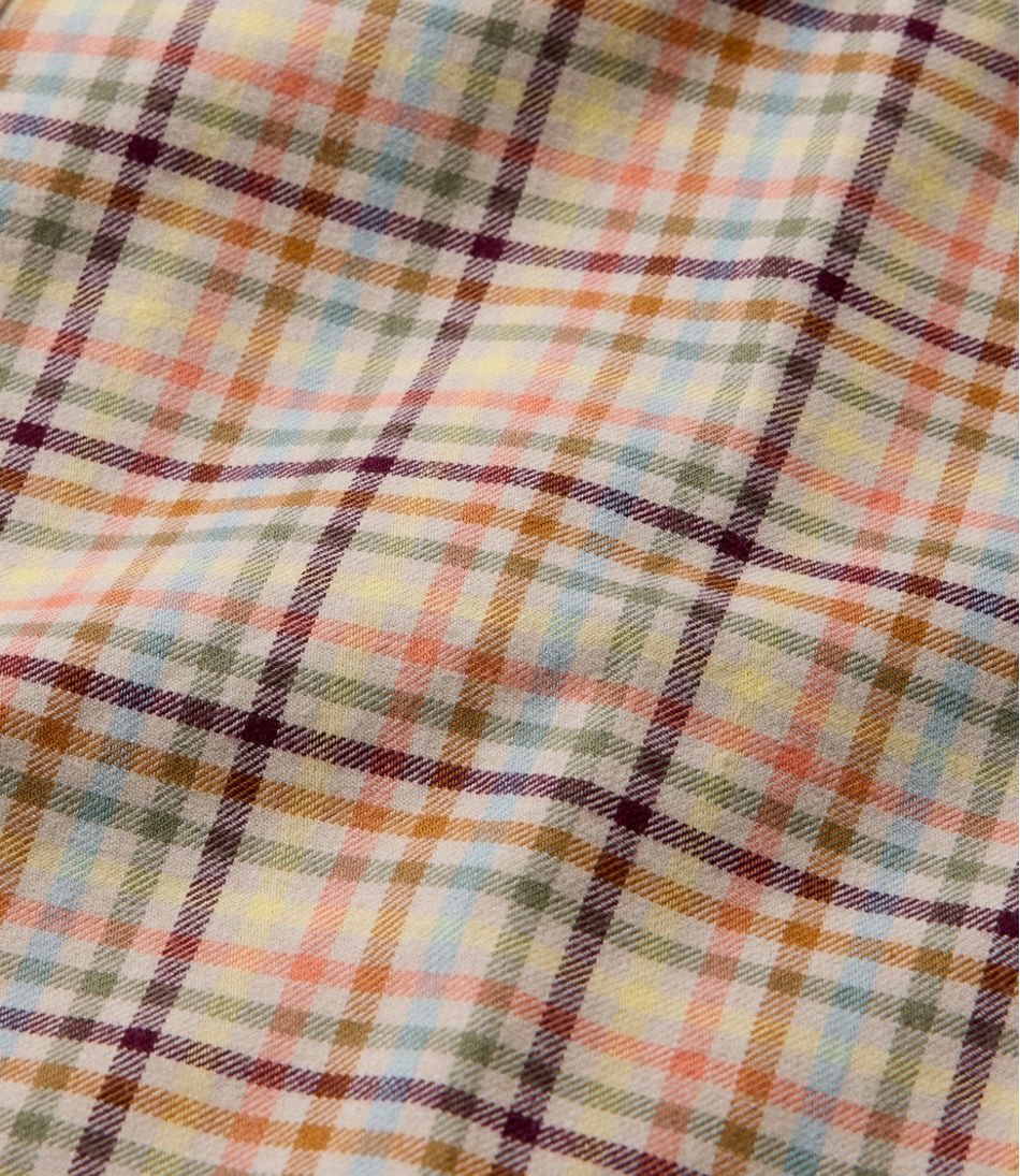 Men's Brushed Jasp?? Twill Shirt, Plaid, Traditional Untucked Fit - Image 7