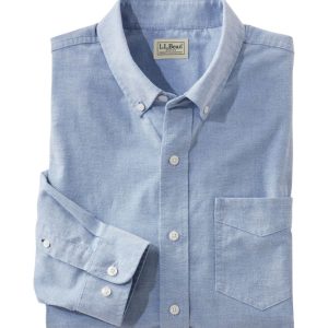 Men's Comfort Stretch? Oxford Shirt, Slightly Fitted Untucked Fit