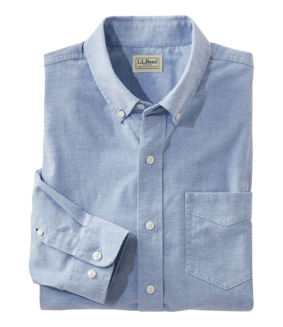 Men's Comfort Stretch? Oxford Shirt, Slightly Fitted Untucked Fit