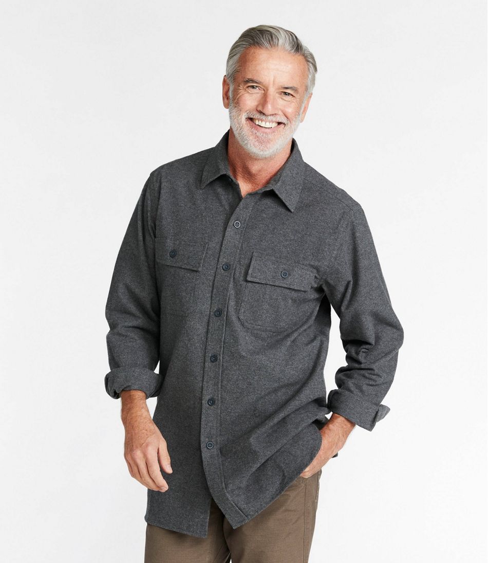 Men's Chamois Shirt, Slightly Fitted - Image 2