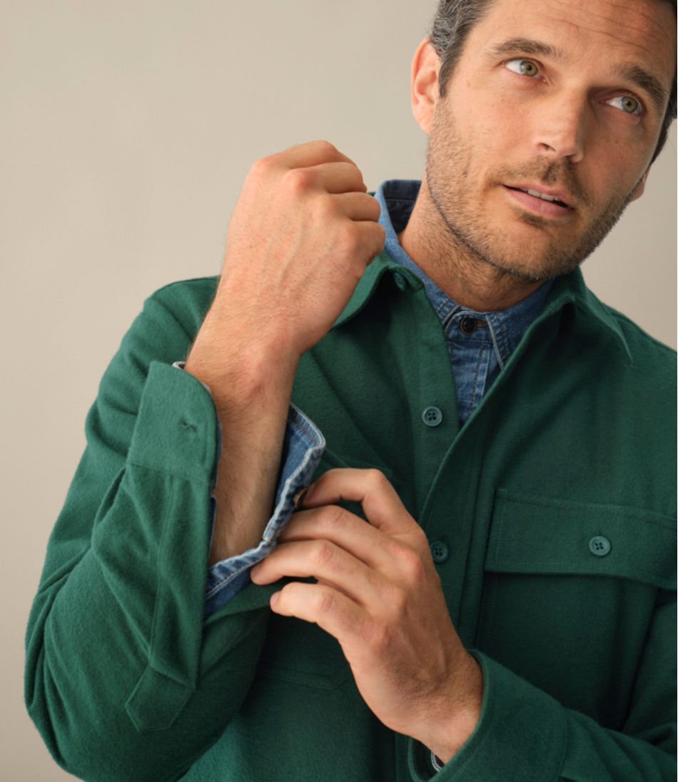 Men's Chamois Shirt, Slightly Fitted - Image 7